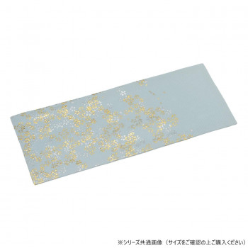 金彩金銀桜 上置用経敷 防炎加工 24cm 白藍 59c73sU700042