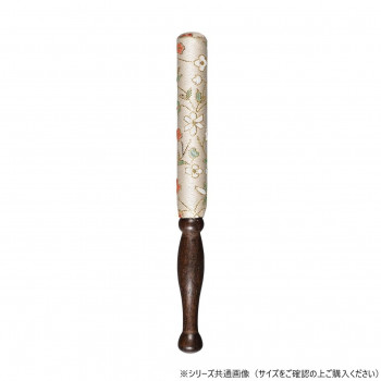 薫小花 りん棒 黒檀木地 4.0寸 白茶 5990407k00032