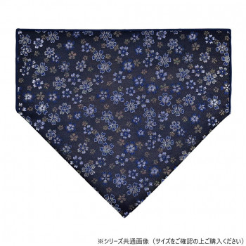 かのんうちっしき 難燃金襴 39cm ネイビー 59a63u9b00042