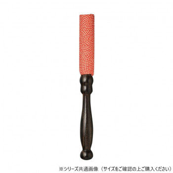 小紋 りん棒 4.5寸 朱 5984450800042
