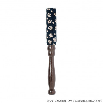 印伝調りん棒 4.5寸 小桜 黒 59734500i3032