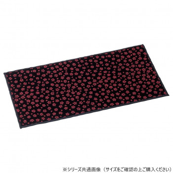 印伝調上置用経敷 不織布貼り 24cm 小桜 エンジ 59743s00i4042