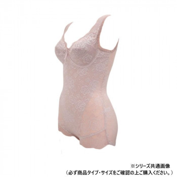 TAMURA yNuco ブルーメリアボディスーツ レギュラー ダスティピンク LL-YTN25R-115-LL