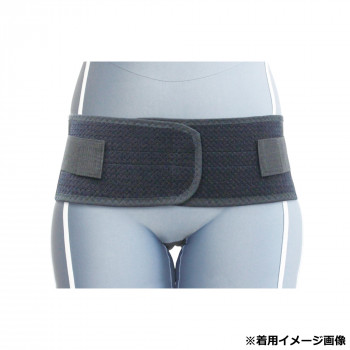 アシスト 腰・骨盤 パワーA ミドル ブラック M 75～ 90cm 27177