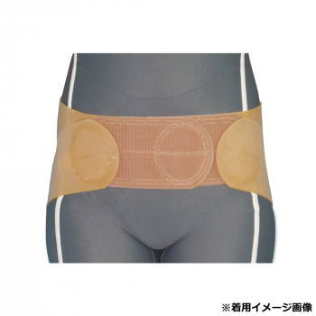 アシスト 腰・骨盤 ジョイントラバーバンド ブラウン L 90～105cm 00152