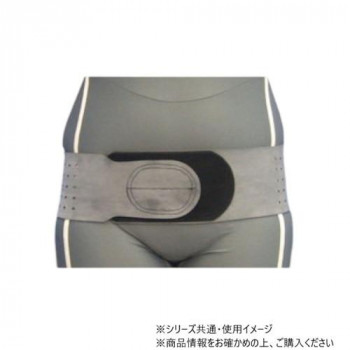 アシスト 腰・骨盤 リフォームラバーバンド ブラックグレー S 60～ 75cm 27028