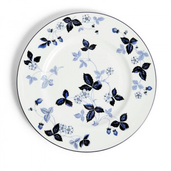 (B) Wedgwood　ウェッジウッド 　ストロベリー インクブルー プレート27cm　1072180