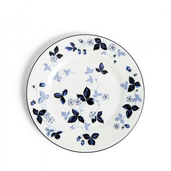 (B) Wedgwood　ウェッジウッド 　ストロベリー インクブルー プレート20cm　1072181