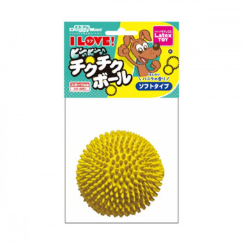 ドギーマンハヤシ ラテックストイ I LOVEピーピー チクチクボール 1214955