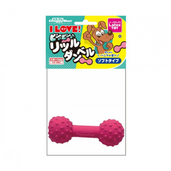 ドギーマンハヤシ ラテックストイ I LOVEピーピー リツルダンベル 1214957