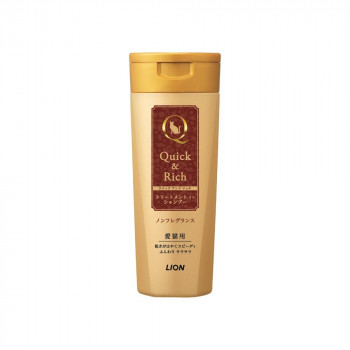 ライオンペット クイック&リッチ トリートメントインシャンプー 愛猫用 ノンフレグランス 200ml 3670069