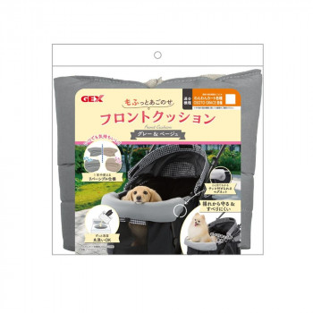 ジェックス フロントクッション グレー＆ベージュ 3740832