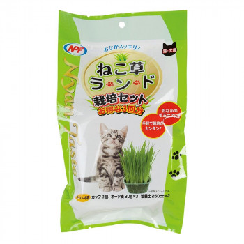 ナチュラルペットフーズ NyanTaste ねこ草ランド 栽培セット 3回分 4101042