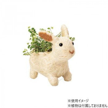 GREEN HOUSE ひだまりアニマルポット ウサギ 5592