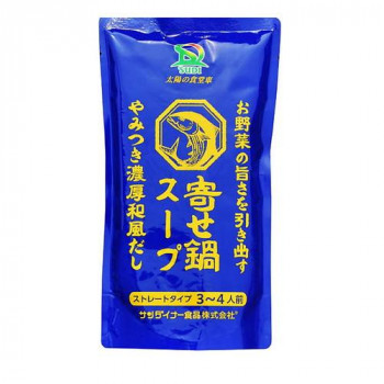 サンダイナー食品 鍋つゆ 寄せ鍋 600g 20枚 490