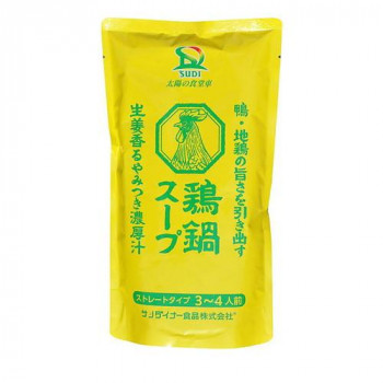 サンダイナー食品 鍋つゆ 鴨・鶏鍋 600g 20枚 491