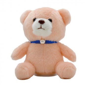 マネしておしゃべり ミニぬいぐるみ ピンクのくまちゃん 12001