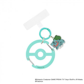 ポケットモンスター マルチリングプラス クリアカラビナ付き F.フシギダネ POKE-987F