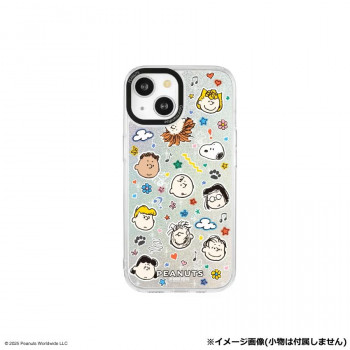 ピーナッツ スヌーピー Camera Frame iPhone15/14/13 ケース B.みんな SNGG-162B