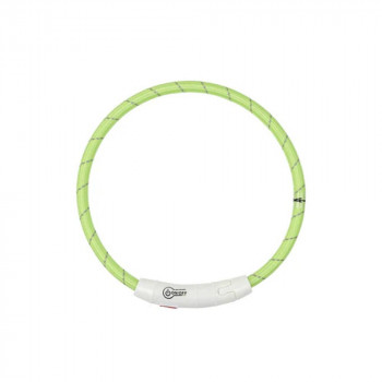 ROOP ループセイフ LED首輪 グリーン 45cm