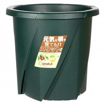 大和プラスチック 根はりポット 30型 ダークグリーン
