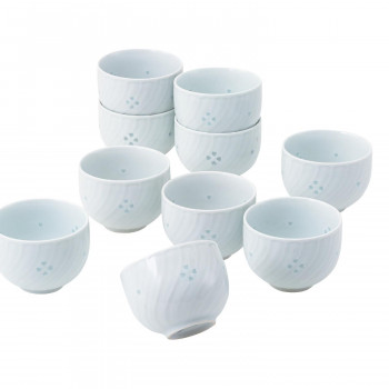 西海陶器 ホタルレリーフ 10客仙茶揃 25612