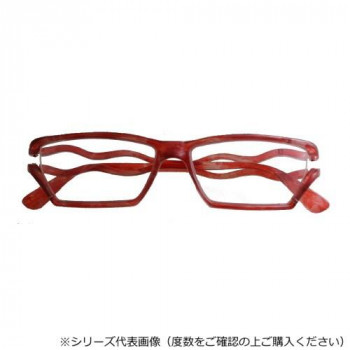 アイマジン 老眼鏡 イテリ・フレシール ルージュ  +2.5
