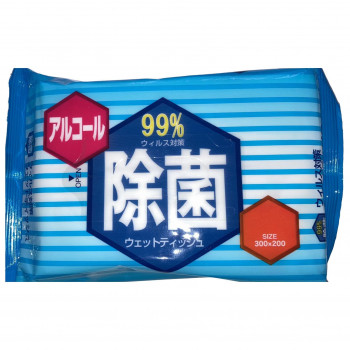 アルコール除菌ウェットティッシュ 30枚入り　50個セット