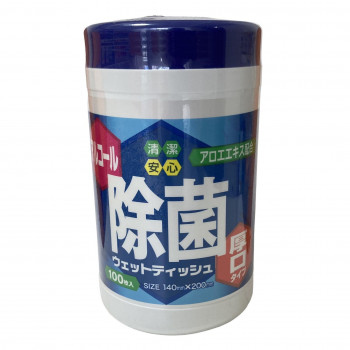 アルコール除菌ウェット厚口　100枚　24個セット