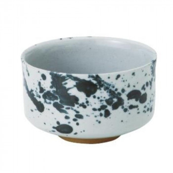 粉引青飛び抹茶碗 Y4179