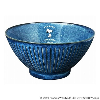 金正陶器 スヌーピーインディゴ ヌードルボウル 614115