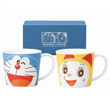 金正陶器 ドラえもん＆ドラミ フェイスペアマグセット 070750