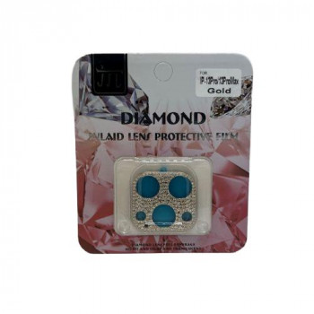 TMFW iPhone カメラプロテクター キラキラ ゴールド TM-IP13P-CP03GD