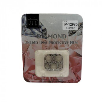 TMFW iPhone カメラプロテクター キラキラ シルバー TM-IP12P-CP03SV