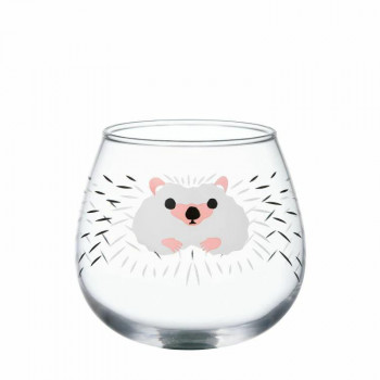 東洋佐々木ガラス ゆらまる DOUBUTSU Glass ギフト タンブラーグラス(はりねずみ) 00095-J456