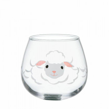 東洋佐々木ガラス ゆらまる DOUBUTSU Glass ギフト タンブラーグラス(ひつじ) 00095-J457