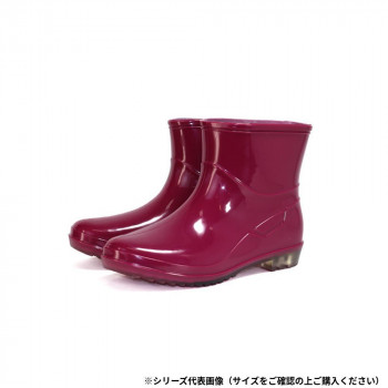 阪神素地 LB8406 婦人ちょっとブーツ L ワイン