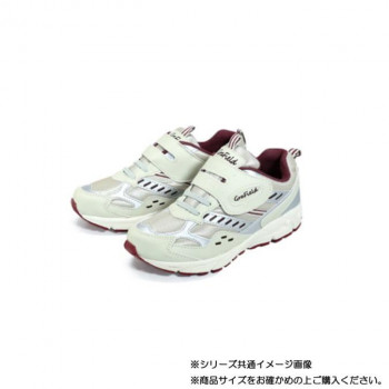 阪神素地 LE3915 婦人あなた想い紐マジックタイプ(スニーカー) 22.5cm ベージュ