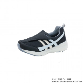 阪神素地 LE3960 イーメイク婦人マジックタイプ(スニーカー) 24.5cm ブラック