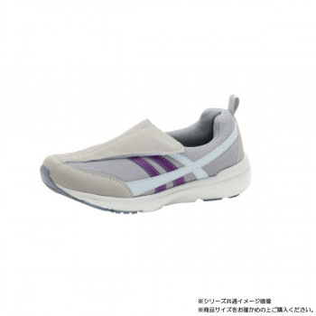 阪神素地 LE3960 イーメイク婦人マジックタイプ(スニーカー) 24.5cm グレー