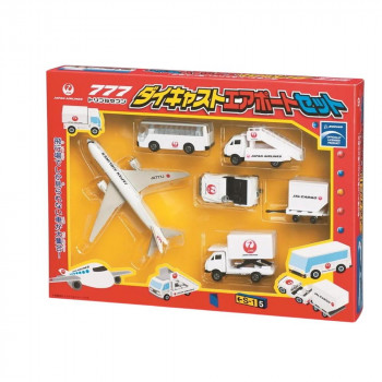 ダイキャストエアポートセット JAL MT519
