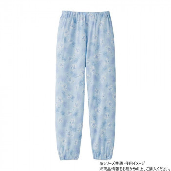 ケアファッション パジャマパンツ (婦人) サックス 3L 399195