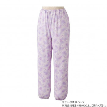 ケアファッション パジャマパンツ (婦人) パープル 3L 3991915