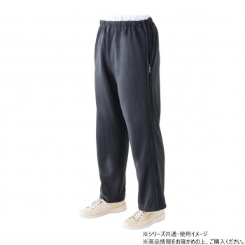 ケアファッション 裏起毛脇全開スウェットパンツ (婦人) ブラック M 82093711
