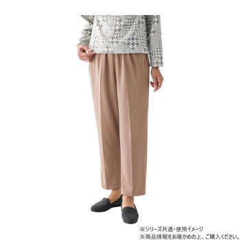 ケアファッション おしりスルッとカチオンライトパンツ (婦人) ベージュ 3L(股下55cm) 8988035