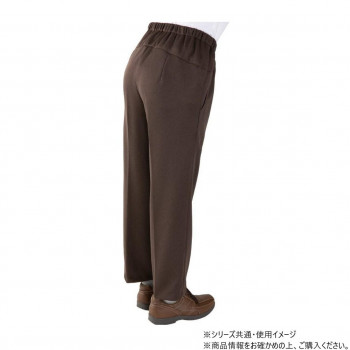 ケアファッション 背中が出にくい深履きパンツ (紳士) ブラウン L 9761012