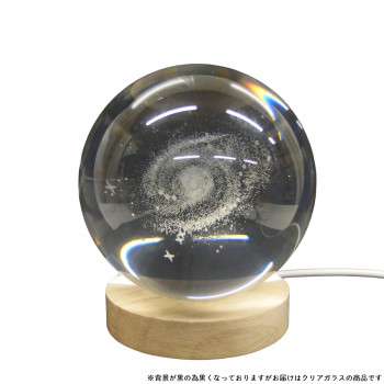 3Dクリエイティブグラスボール ギャラクシー IN016735
