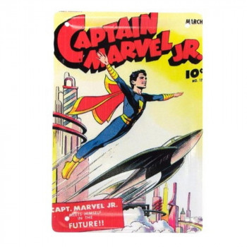 アメコミ メタルポストカード CAPTAIN MARVEL JR. IN015677