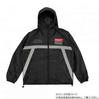 MCR マーキュリー ジップアップウィンドブレーカー ブラック 3L KS017961