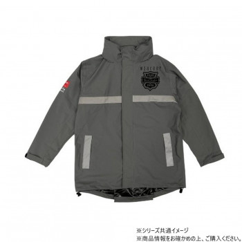 MCR マーキュリー バッグインレインコート グレー L KS019798